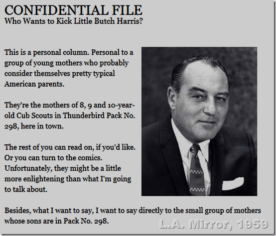 Dec. 10, 1958, Paul Coates, Butch Harris 