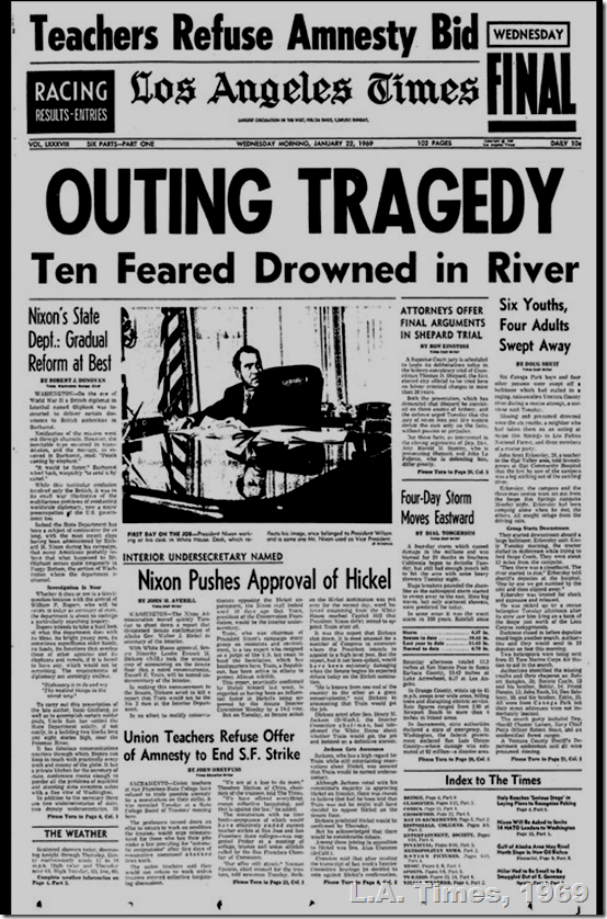 L.A. Times, 1969 