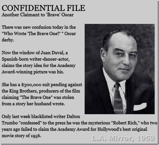 Paul Coates, L.A. Mirror, 1959 