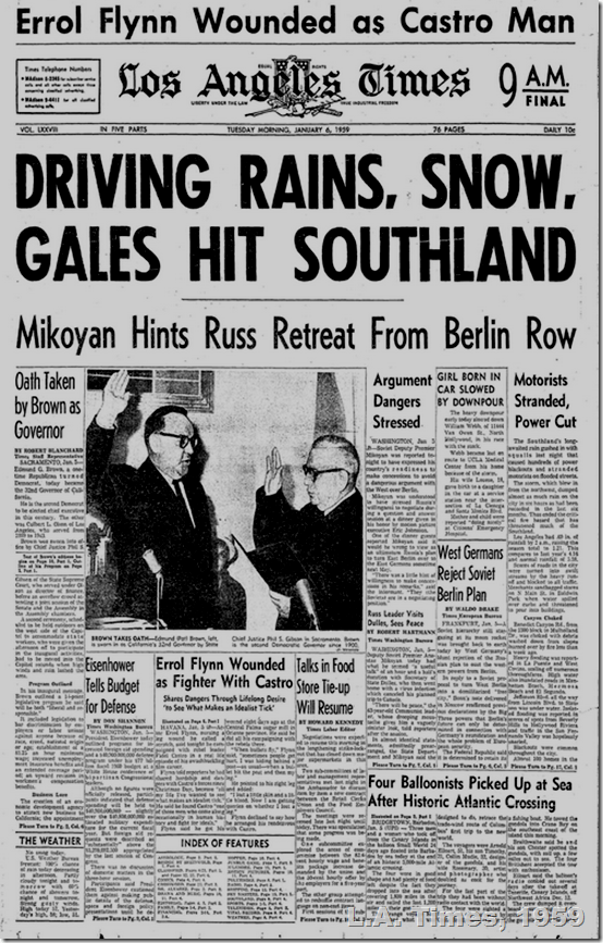 L.A. Times, 1959 L.A. Times, 1959