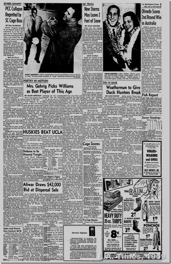 L.A. Times, 1959 L.A. Times, 1959