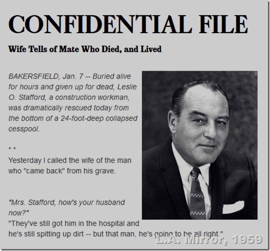 Paul Coates, Confidential File 