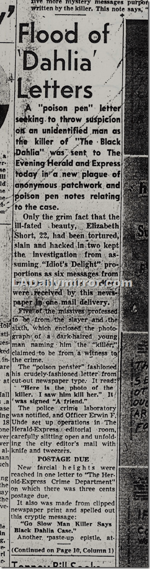 Jan. 30, 1947, Crackpot Notes 