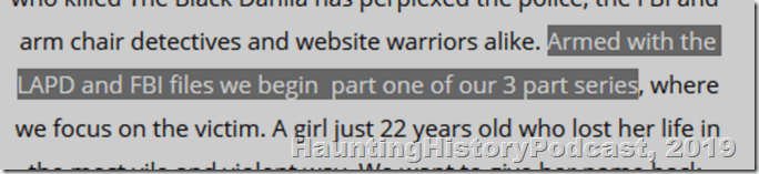 HauntingHistoryPodcast, 2019