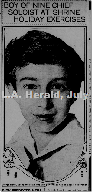 L.A. Herald, July 14, 1917, George Hodel