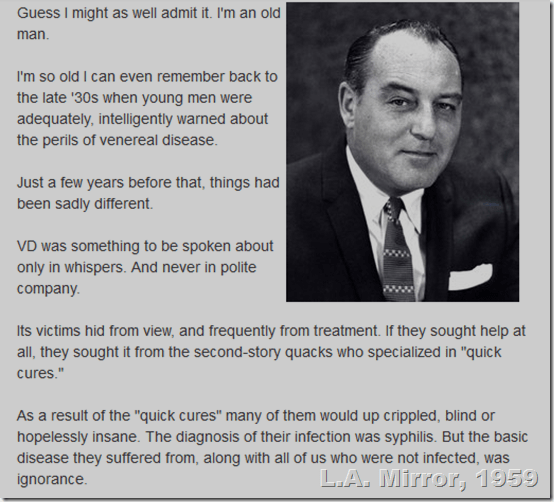 Paul Coates, Feb. 12, 1959, L.A. Mirror 