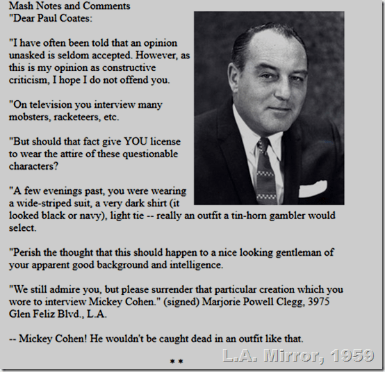 Feb. 14, 1959, Paul Coates Feb. 14, 1959, Paul Coates