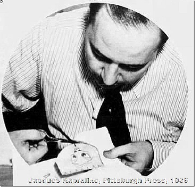 Jacques Kapralik, Pittsburgh Press, 1936