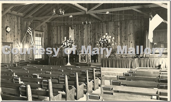 Little Country Church interior