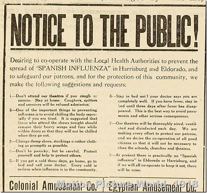 Spanish Flu Guidelines MPW 11-2-18