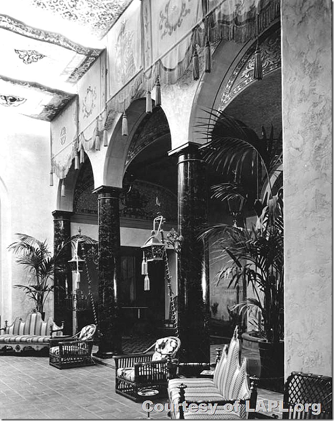 Knickerbocker Hotel, interior