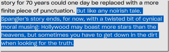 Sometimes you have to get down in the dirt when looking for the truth Sometimes you have to get down in the dirt when looking for the truth