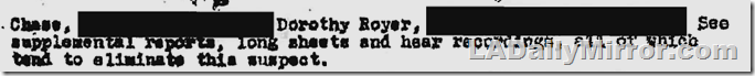 Feb. 20, 1951, final report by District Attorney's Lt. Frank Jemison