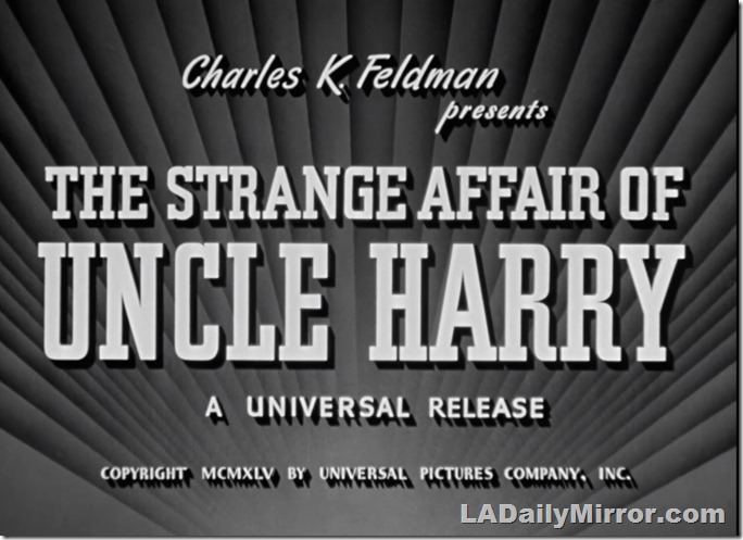 Main Title, the Strange Affair of Uncle Harry