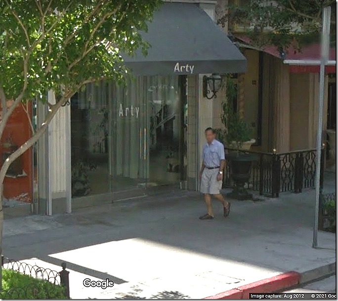 Arty, 634 S. Main St., site of the Dugout Cafe, where a bartender thought he might have seen Elizabeth Short -- and no, he didn't. Via Google Street View 