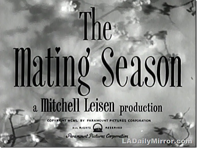 Feb. 20, 2021, The Matin Season, a Mitchell Leisen production, 1950 Paramount