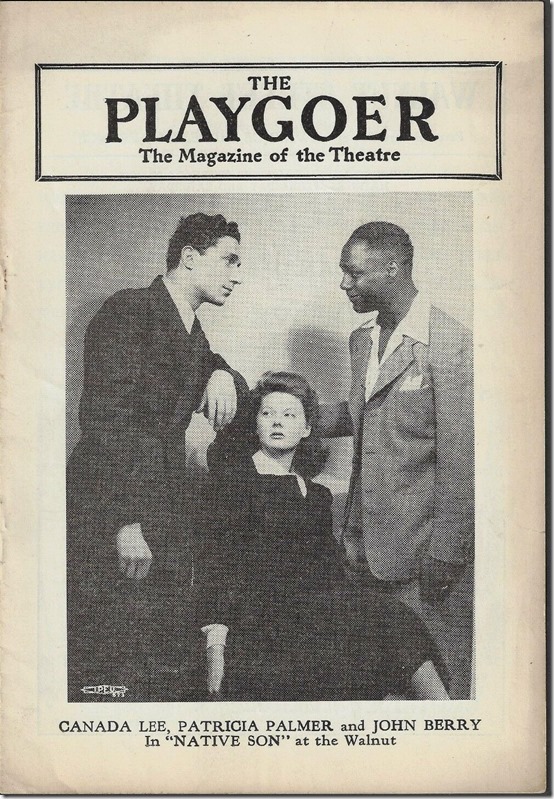 Canada Lee, Patricia Palmer and John Berry in "Native Son" 