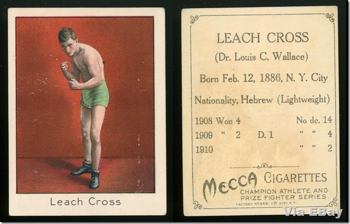 Leach Cross Cigarette Cards
