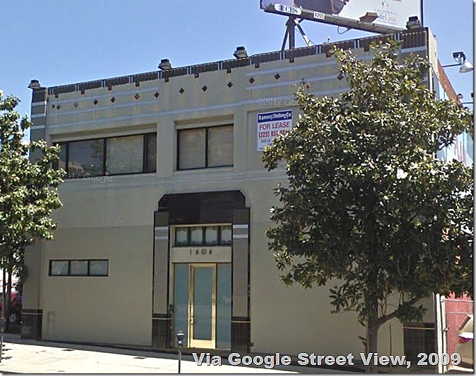1606 Highland Avenue via Google Street View. The building has been demolished