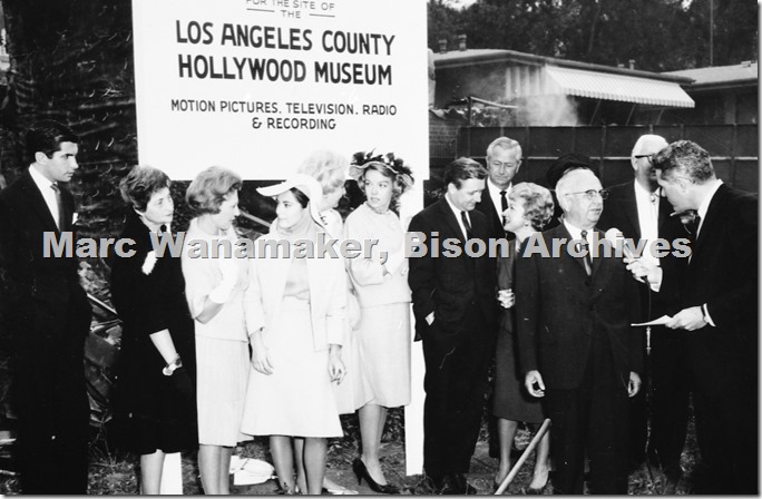 Groundbreaking Hollywood Museum 1961 Groundbreaking Hollywood Museum 1961