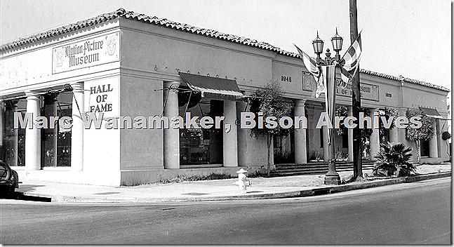 Motion Picture Museum Hall of Fame Sunset Blvd