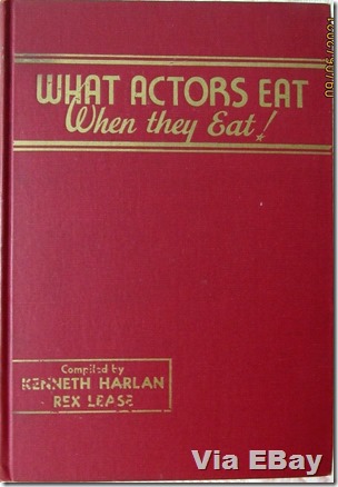 What Actors Eat When They Eat What Actors Eat When They Eat