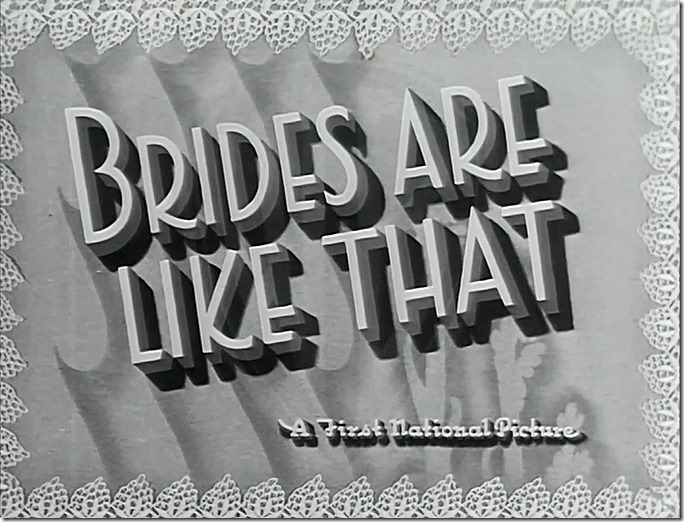 Main Title Brides Are Like That 