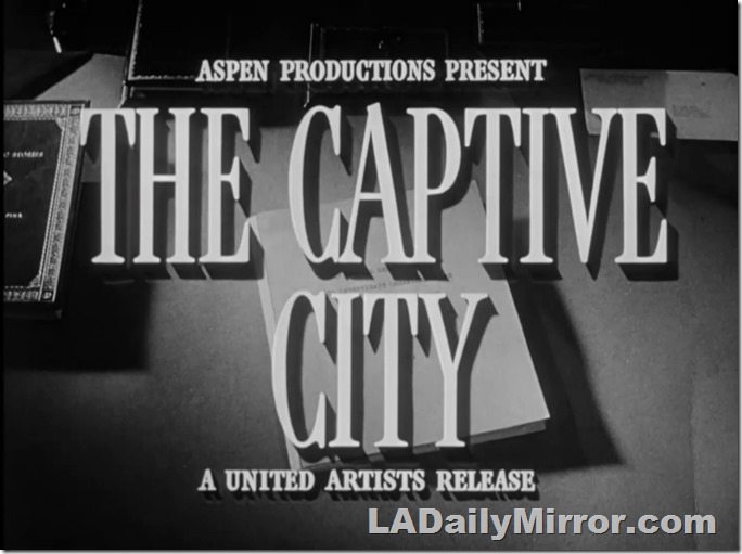 Dec. 18, 2021, Main Title Dec. 18, 2021, Main Title of Captive City, with letters and a desk pad in the background. In the center is a government report on organized crime.