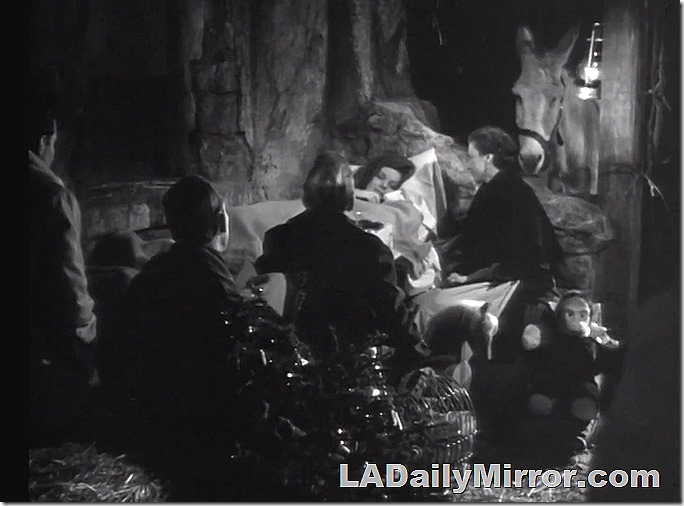 Star in the Night, re-creation of manger scene from 1940s film