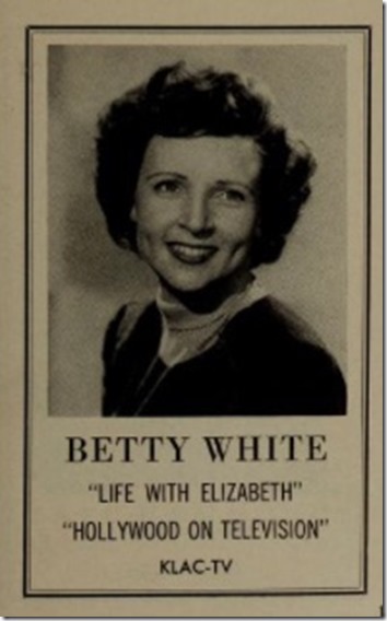 Betty White Radio Annual 1953