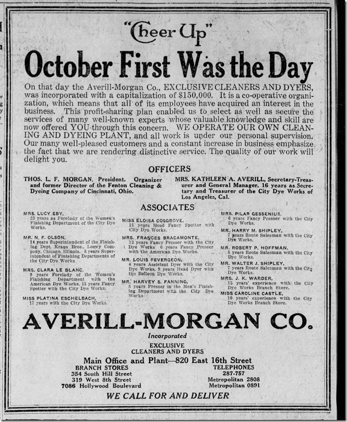 Los Angeles Times, Nov. 27, 1923