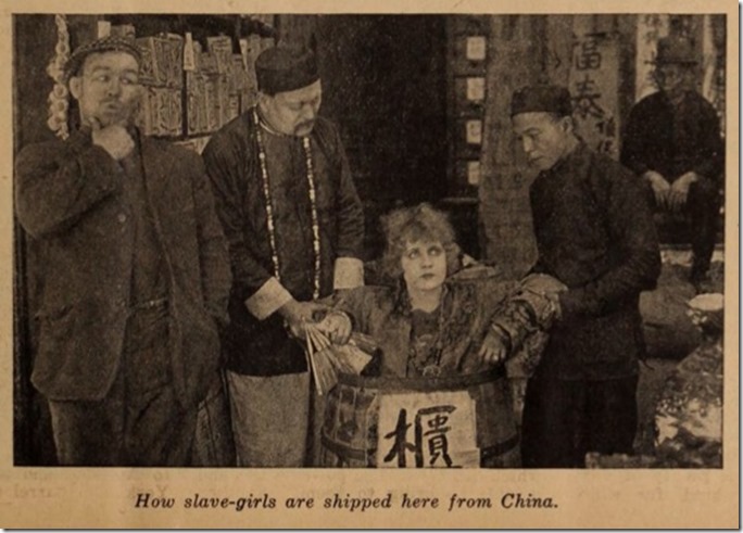 Broken Fetters Fang to Right of woman Moving Picture Weekly 1916