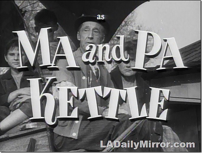 Main Title Ma and Pa Kettle. Marjorie Main and Percy Kilbride on an old rattle-trap truck