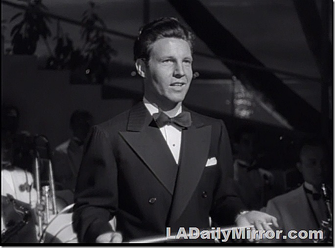 Mystery bandleader in tuxedo