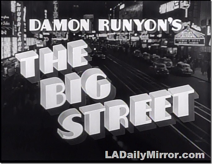 Main Title over nighttime streetscape of New York