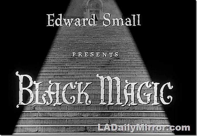 Main Title: Lettering against a steep staircase