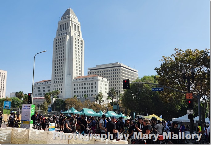 LA City Hall Ciclavia 10-8-22