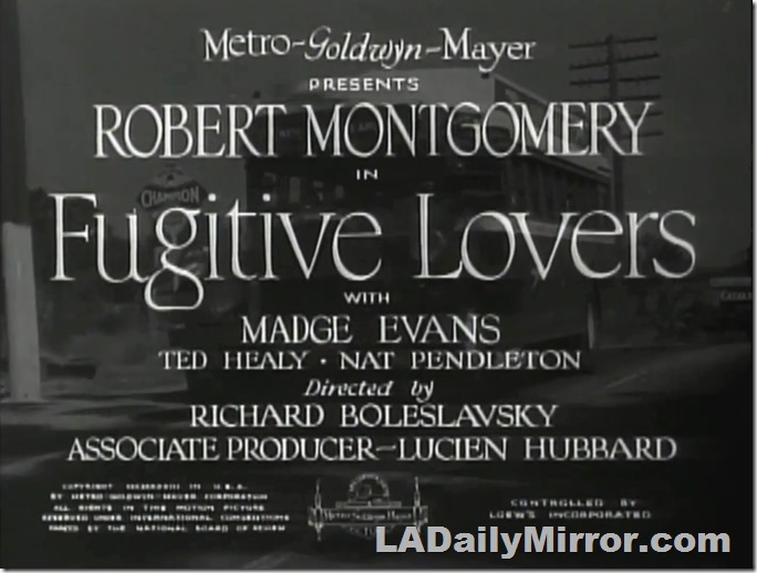 Main Title. Lettering over an image of the bus where much of the action takes place. 