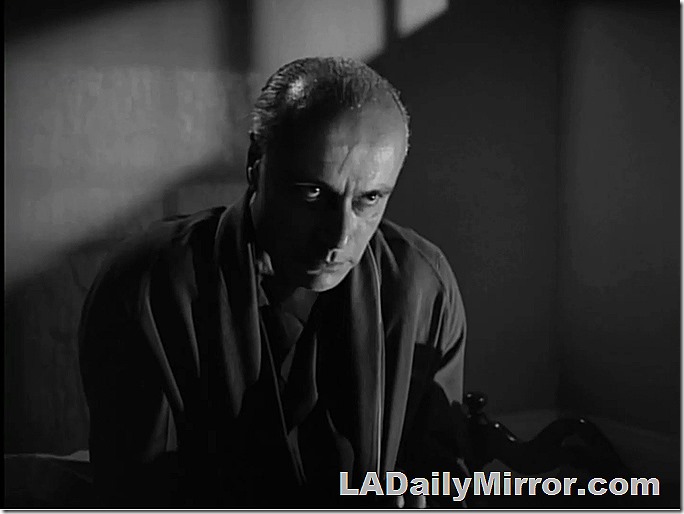 Man in heavy shadows