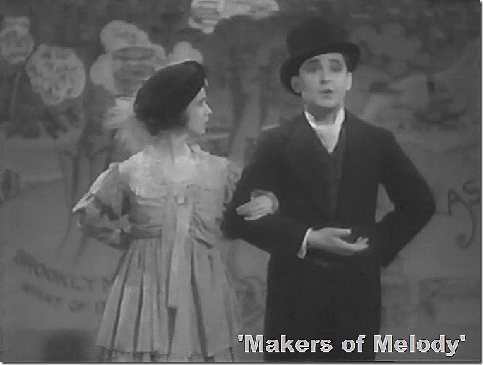 Ruth Tester and Allan Gould in 'Makers of Melody' Ruth Tester and Allan Gould in 'Makers of Melody'