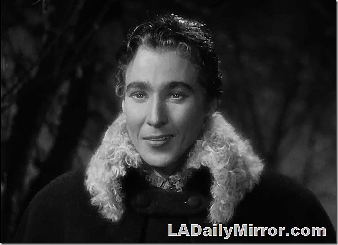 Young man with wavy hair. 