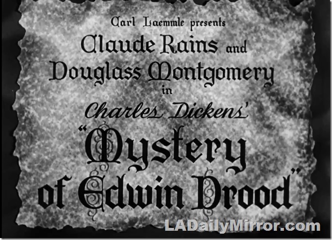 Main Title. Lettering over parchment.