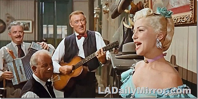 A mysterious trio accompanies a mystery chanteuse. 