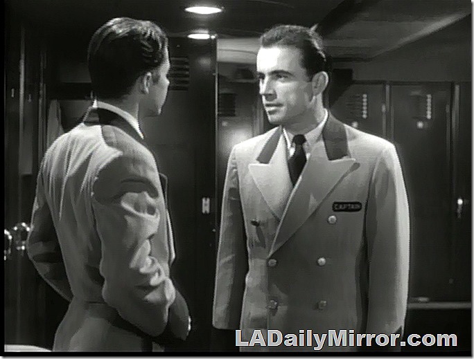 Man in double-breasted uniform. 