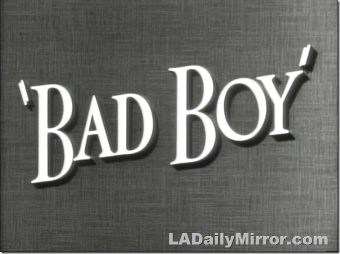 Main title on fabric background. 