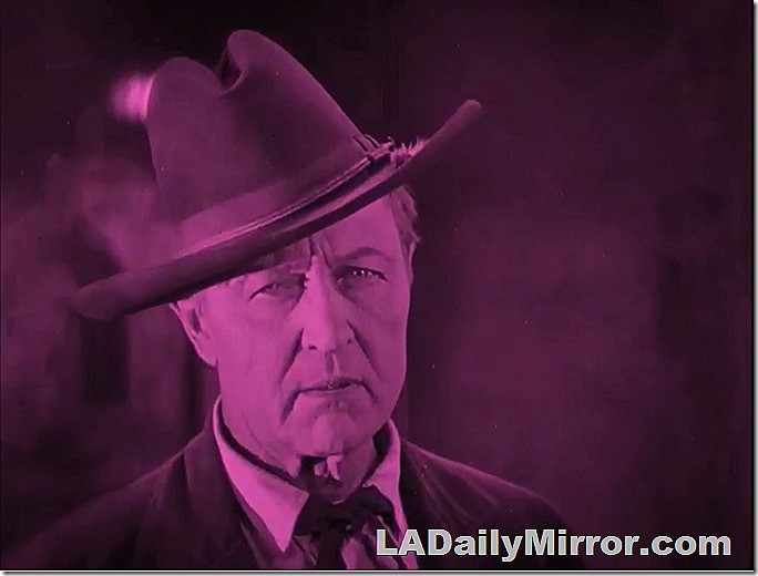 Mysterious cowboy with impressive hat