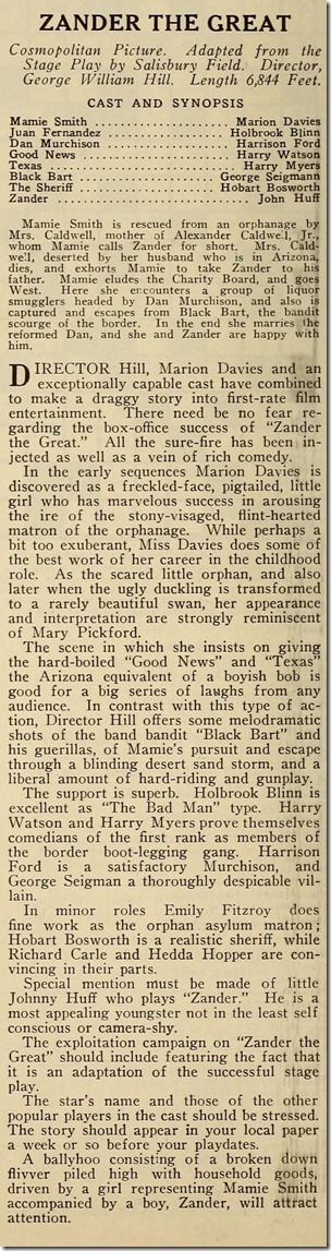 Zander the Great Review