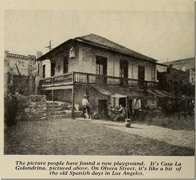 La Casa Golondrina, Screenland Magazine, 1930