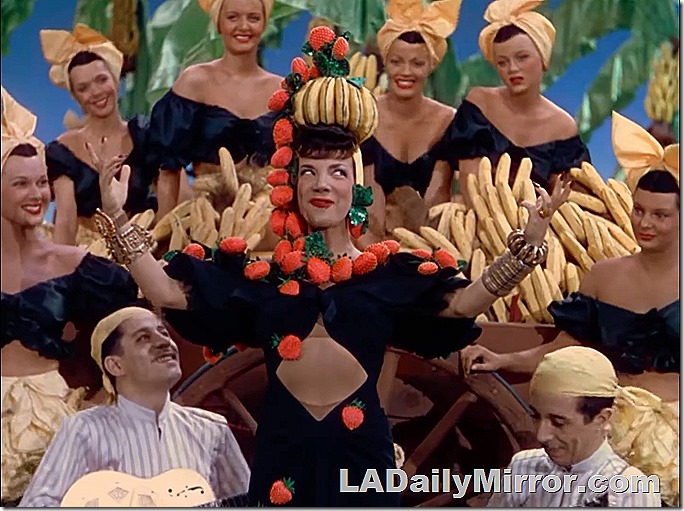 Mysterious banana lady doing mysterious banana lady things. Mysterious banana lady doing mysterious banana lady things.