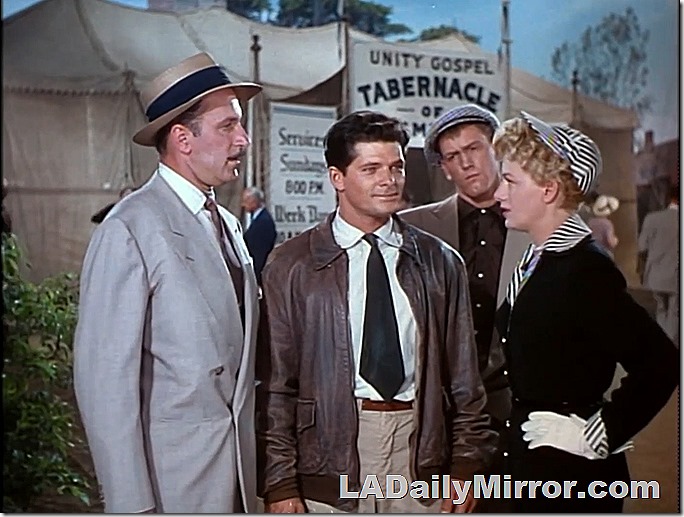 A mysterious quartet and ... is that a newsboy cap?